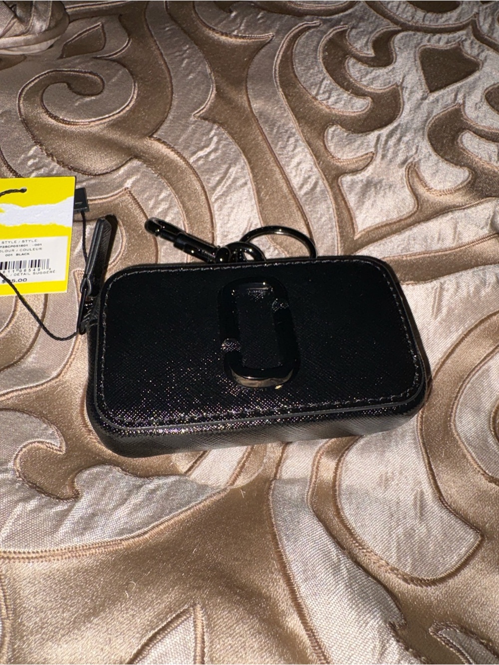 Marc Jacobs THE NANO SNAPSHOT CHARM Black NWT